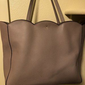 Kate Spade Taupe Leather Shoulder Bag